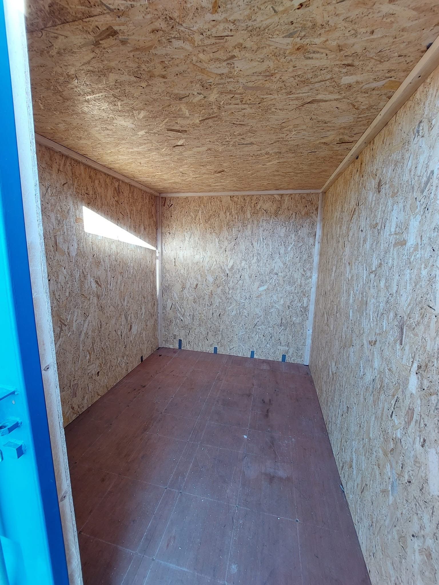 10 fots isolerad container indre trægulv