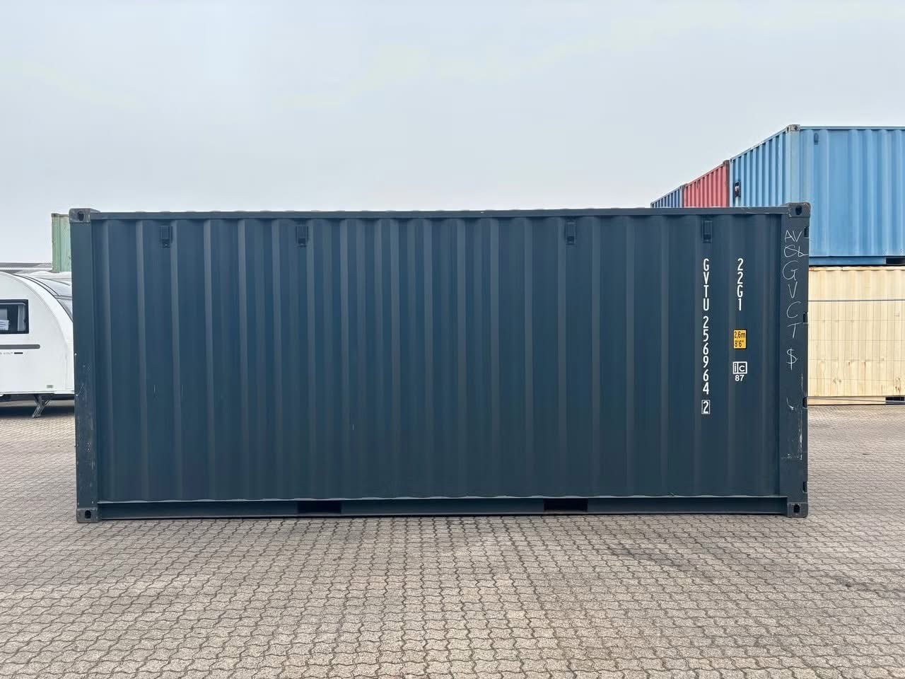 20 fots isolerad container sidavisning