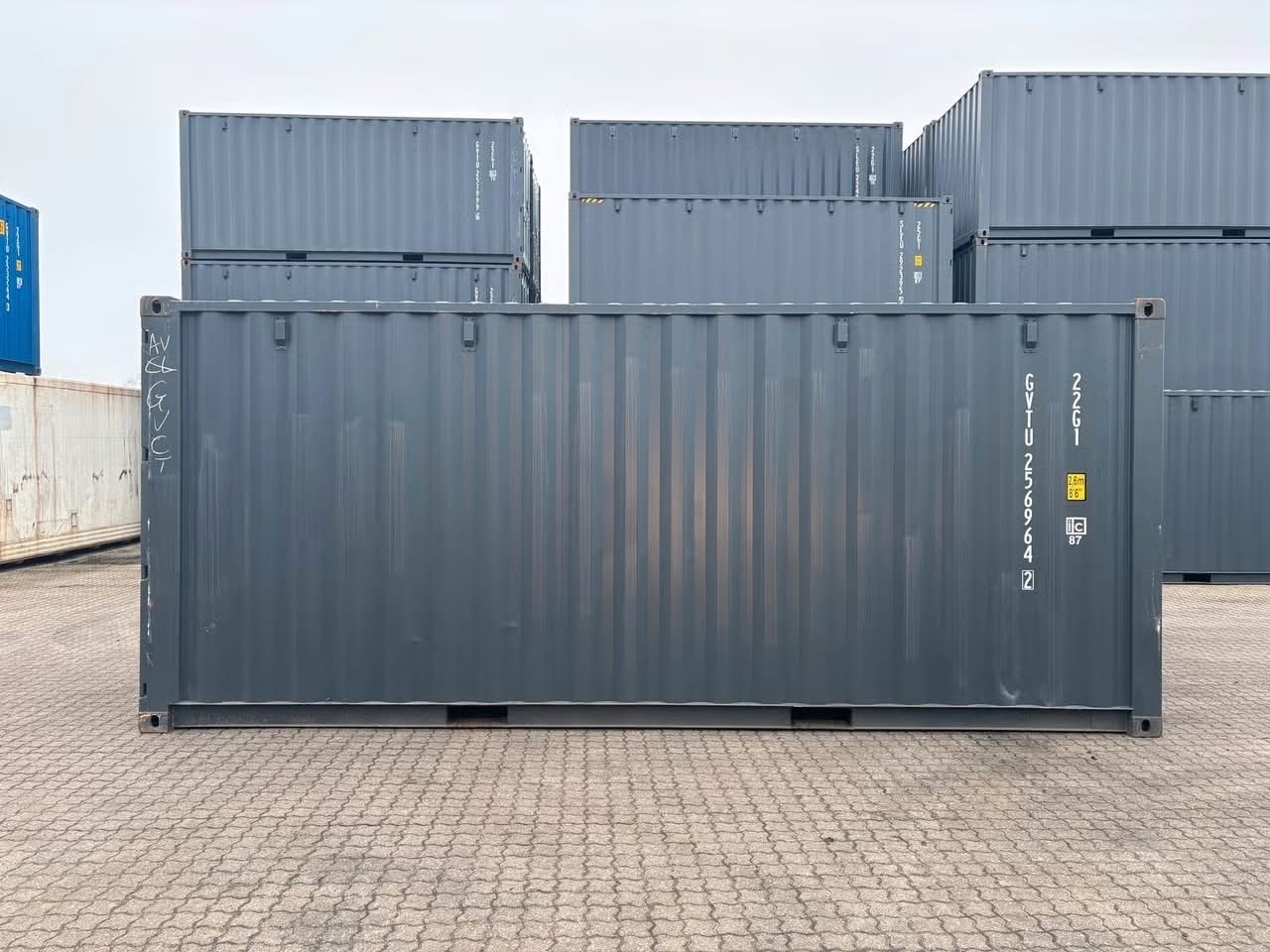 20 fots isolerad container sidavisning 3
