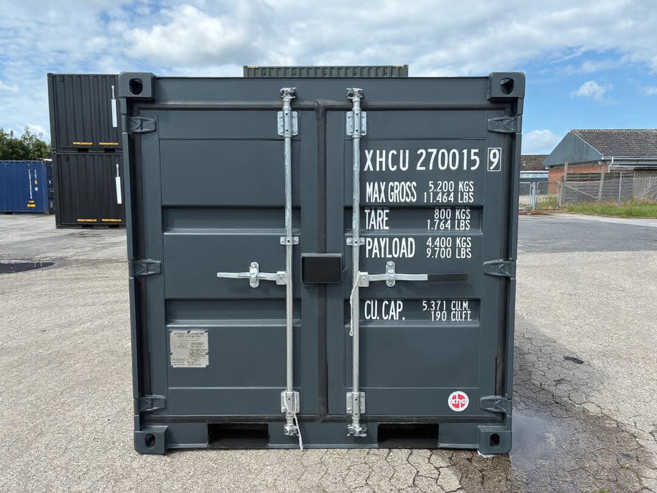 6 fots container framsida