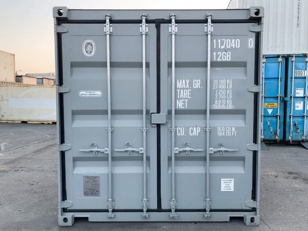 10 fots container dataplåt