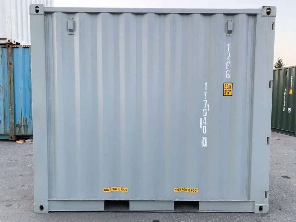 10 fots container framsida