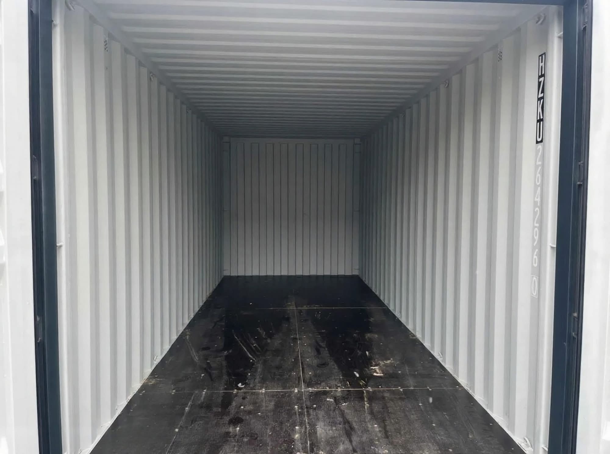 20 fots container interiör