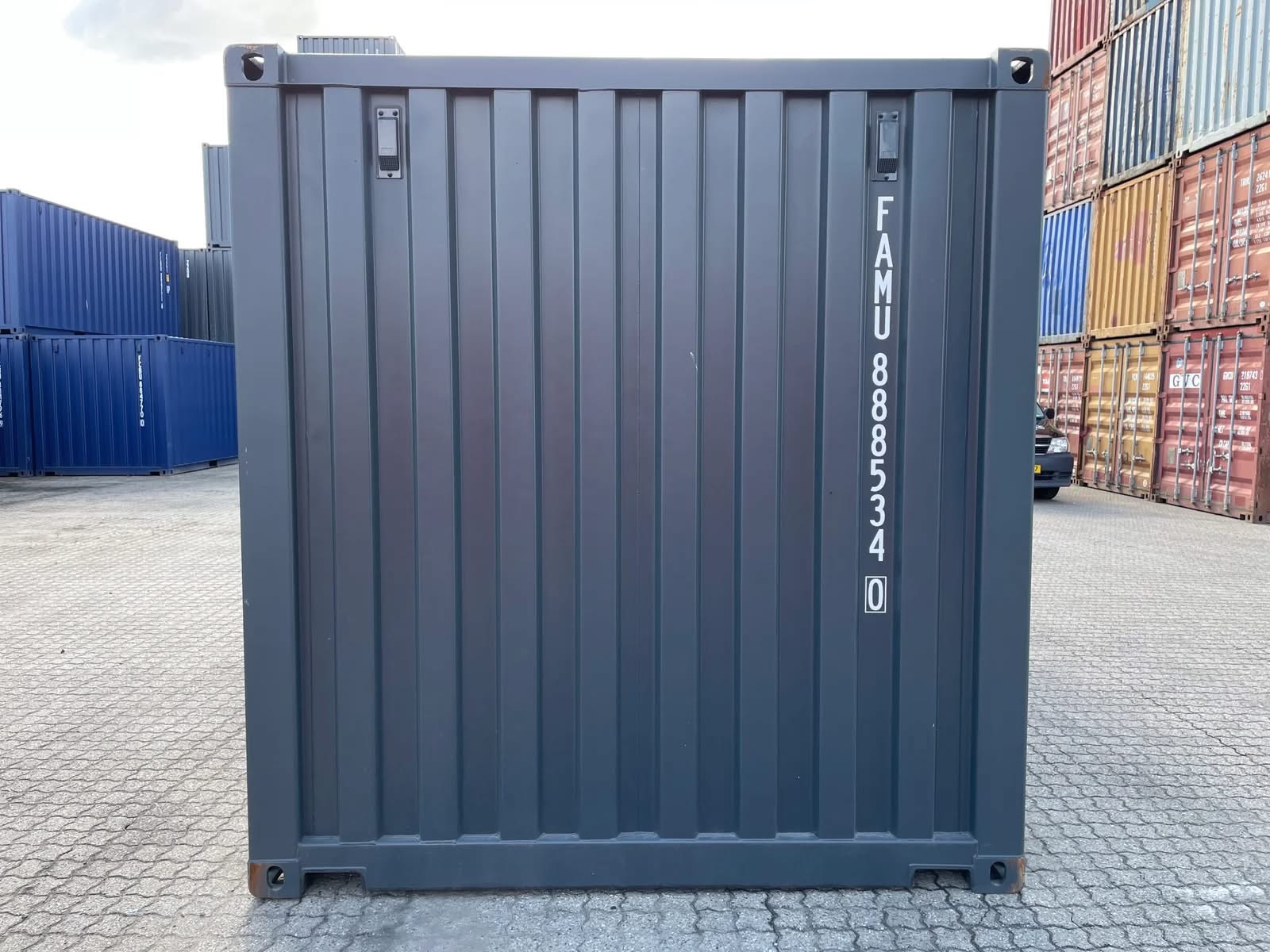 20 fots container endevisning